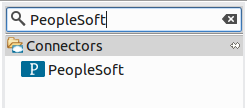 Anypoint Studio palette - PeopleSoft Connector